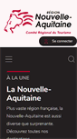Mobile Screenshot of partenaires.tourisme-aquitaine.fr